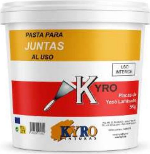 Pasta para juntas de cartón yeso