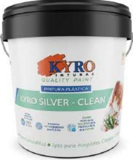 Pintura plástica Silver-Clean